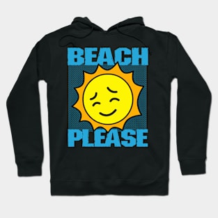 Funny Beach Summer Internet Meme For Beach People Hoodie